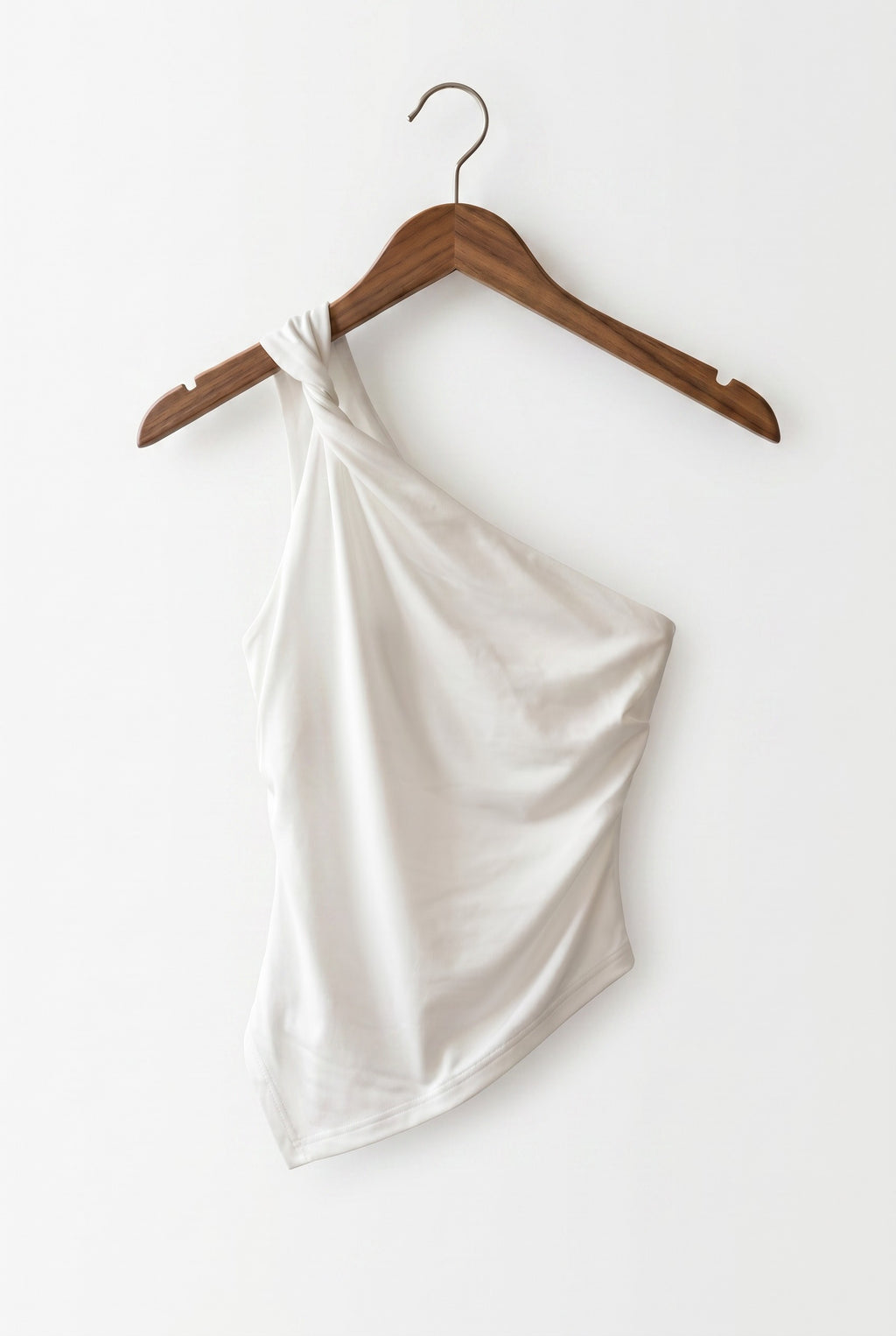 One-Shoulder Elegance Slim-Fit Top