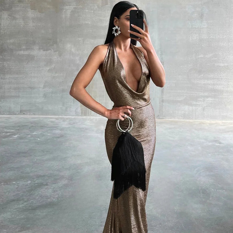 Sexy Backless Occasion Dress