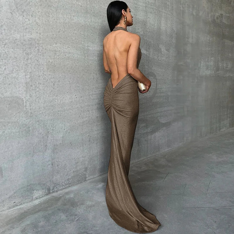 Sexy Backless Occasion Dress
